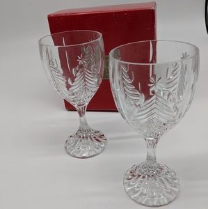 COPY - Mikasa Christmas tree goblet set of 4